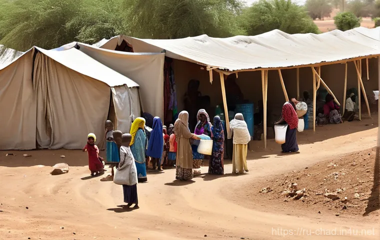 차드와 수단 국경 문제 - The Refugee Journey of Women and Children**
"A powerful and empathetic image of a group of Sudan... 차드와 수단 국경 문제 - The Refugee Journey of Women and Children**
"A powerful and empathetic image of a group of Sudan...