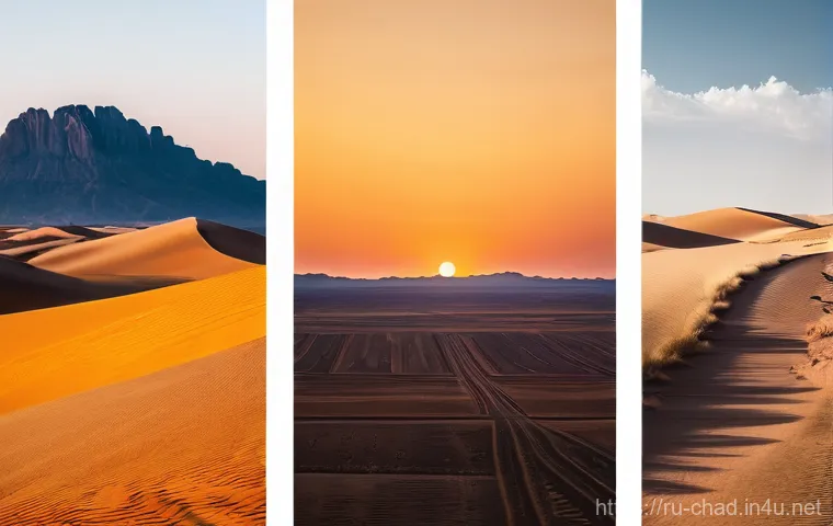 차드 방문 시 필수 준비물 - Here are three detailed image prompts in English, designed to be appropriate for a 15+ audience, bas...