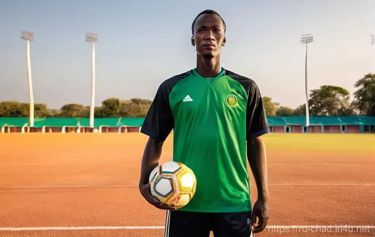 차드 축구 국가대표팀 - **A powerful and dynamic action shot of the Chad national football team, "Les Sao," playing on a dus... 차드 축구 국가대표팀 - **A powerful and dynamic action shot of the Chad national football team, "Les Sao," playing on a dus...