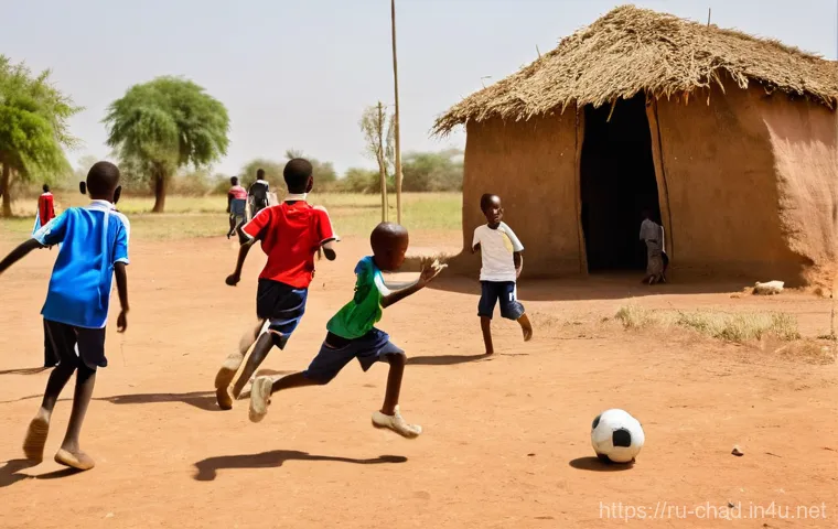 차드 축구 국가대표팀 - **A compelling portrait featuring two generations of Chadian football. In the foreground, a mature, ... 차드 축구 국가대표팀 - **A compelling portrait featuring two generations of Chadian football. In the foreground, a mature, ...